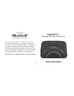 SkyHawke Technologies SkyGolf GT1 Quick Start Manual preview