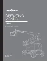 Skyjack 213217AAA Operating Manual preview