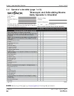 Предварительный просмотр 62 страницы Skyjack SJ40 T+ Operation Manual