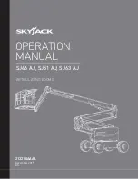 Preview for 1 page of Skyjack SJ46 AJ Operation Manual