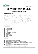 Preview for 1 page of Skylab SKW17 User Manual