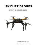 Preview for 1 page of Skylift Drones X8 800 User Manual