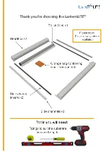 Preview for 4 page of SKYLIGHT BLINDS LANTERNLITE Fitting Instructions Manual