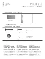 Preview for 1 page of Skyline Furniture 410SH Series Assembly Instructions Manual