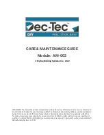 SkyLine Dec-Tec AM-002 Maintenance Manual preview