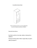 Preview for 1 page of SkyLine OC3384SD Assembly Instructions