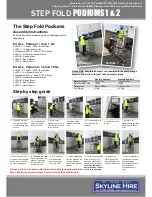 Preview for 2 page of SkyLine Stepfold Podium 1 Product Manual