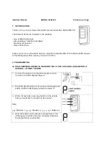 SkyLink MM-318 Manual preview