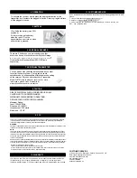 Preview for 2 page of SkyLink SW-318 User Manual