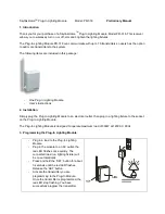 SkylinkHome PR-318 Preliminary Manual preview