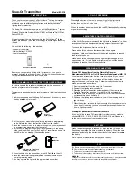 SkylinkHome TM-318 User Instructions preview