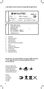 Preview for 6 page of SKYLOTEC RIDER 3.0 Instructions For Use Manual