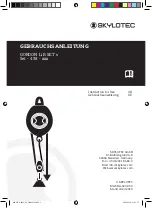 Preview for 1 page of SKYLOTEC Set-438 Series Instructions For Use Manual