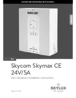 Предварительный просмотр 1 страницы SKYLUX Skycom CE MASTER User Manual And Installation Instructions