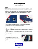 Preview for 12 page of Skymaster ARF PLUS PRO F4 C/E PHANTOM Assembly And Operation Manual