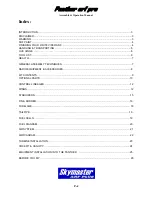 Preview for 2 page of Skymaster ARF PRO PANTHER Assembly And Operation Manual