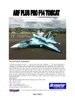 Предварительный просмотр 1 страницы Skymaster F-14 Tomcat PRO ARF Plus Assembly And Operation Manual