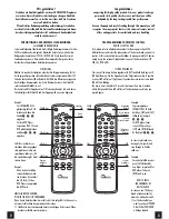 Предварительный просмотр 2 страницы Skymaster Universal remote control 5 in1 User Manual