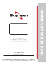 Предварительный просмотр 48 страницы Skymsen 58989.6 Instruction Manual