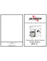 Skymsen BPS-12 Instruction Manual предпросмотр