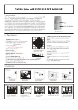 Preview for 1 page of Skynet D-PIR-I MW Quick Start Manual