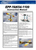 Предварительный просмотр 1 страницы Skynetic EPP-YAK54-1100 Instruction Manual