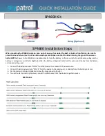 Preview for 1 page of Skypatrol SP4600 Quick Installation Manual