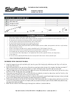 SkyRack SR-CB-101 Assembly And Instruction Sheet preview