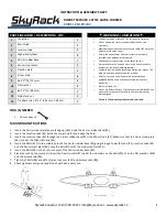 SkyRack SR-KR-102 Instructions & Assembly предпросмотр