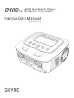 Preview for 1 page of Skyrc D100 V2 Instruction Manual