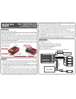 Предварительный просмотр 1 страницы Skyrc Dual Power Regulator Instruction Manual