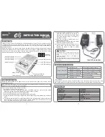 Skyrc e6 sk-100052 Instruction Manual preview