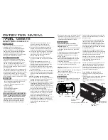 Skyrc eFUEL 60A Instruction Manual предпросмотр