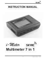 Skyrc i-meter Instruction Manual preview