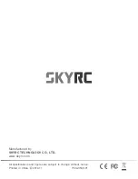 Предварительный просмотр 32 страницы Skyrc Ultimate 1000W Instruction Manual