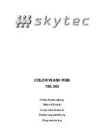 Предварительный просмотр 1 страницы Skytec 150.343 Instruction Manual