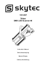 Preview for 1 page of Skytec 151.557 Triton Instruction Manual