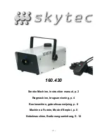 Preview for 1 page of Skytec 160.430 Instruction Manual