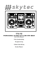 Предварительный просмотр 1 страницы Skytec 170.112 Instruction Manual