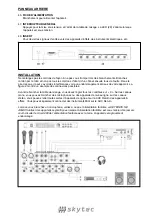 Предварительный просмотр 34 страницы Skytec 172.564 Instruction Manual