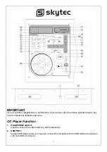 Preview for 3 page of Skytec 172.809 User Manual