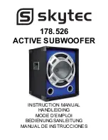 Skytec 178.526 Instruction Manual preview