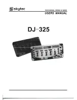 Skytec DJ-325 User Manual preview