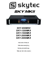 Preview for 1 page of Skytec SKY-1200MKII Instruction Manual