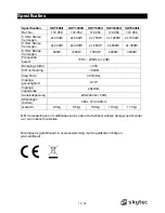 Preview for 13 page of Skytec SKY-1200MKII Instruction Manual