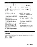 Preview for 22 page of Skytec SKY-1200MKII Instruction Manual