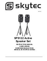 Preview for 1 page of Skytec SPS122 Instruction Manual