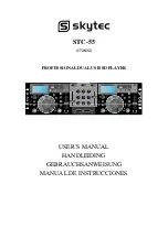 Skytec STC-55 User Manual preview