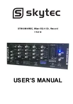 Skytec STM-3004REC User Manual preview