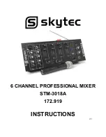 Skytec STM-3018A Instructions Manual предпросмотр